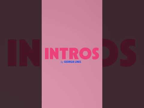 INTROS with Georgia Lines returns this week featuring Emerson! ✨