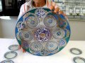Last one: Glass Passover Seder Plate 2650