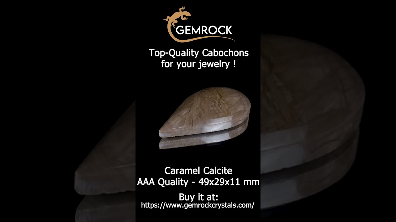 Caramel Calcite cabochon CAC-3A-0005  