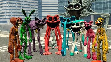 Surviving All Big Smiling Critters Chase, Poppy Playtime 3 (Garry