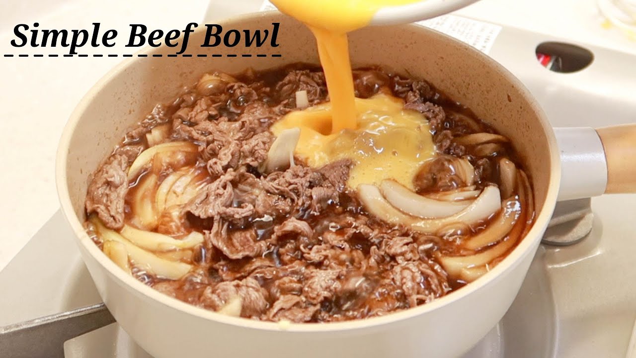 How to: Simple Beef Bowl   Quick & Filling - For Home!