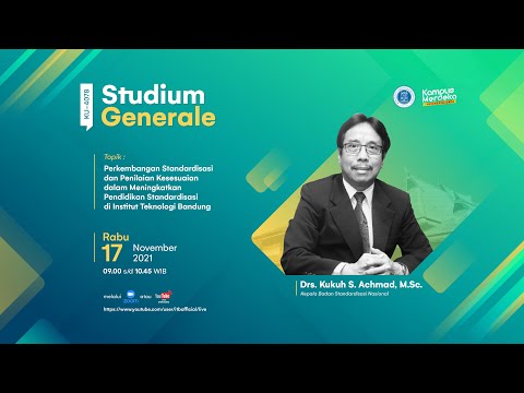 SG KU-4078 : Drs. Kukuh S. Achmad, M.Sc. - Kepala Badan Standardisasi Nasional