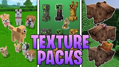 ⭐ TOP 6 TEXTURAS para MINECRAFT BEDROCK 1.19.81 || TEXTURE PACKS MCPE 1.19 ⭐