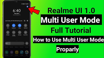Multi User Mode Feature on Realme UI 1.0- How to use it Proparly | Full Tutorial
