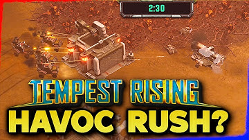 Early Tempest Dynasty build order for a Havoc rush & what doctrines, specialist & buildings to use