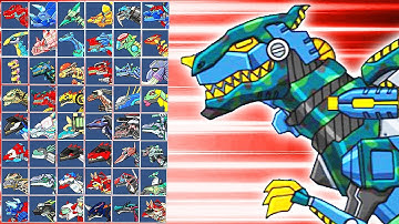 Dino Robot Tyranno Soldier: Assembly + Battlefield | Eftsei Gaming