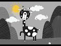 Baby Sensory Black White Story - Finding Ruby - Brain development fun high contrast animation video