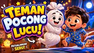 Lompat-Lompat Pocong Lucu - Lagu Anak-Anak Horor Komedi Populer 👻✨