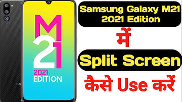 How to enable split screen in Samsung Galaxy M21 2021 || Samsung Galaxy M21 2021 split screen