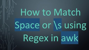 How to Match Space or \s using Regex in awk