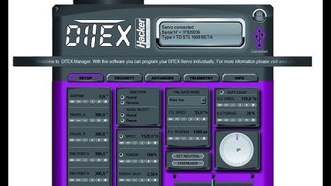 Hacker Ditex Manager SW Installation