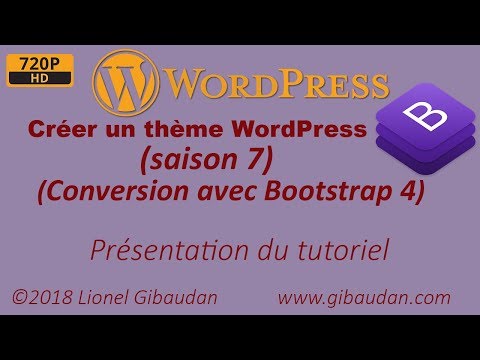 Thème WordPress (saison 7 - Bootstrap 4) - Introduction
