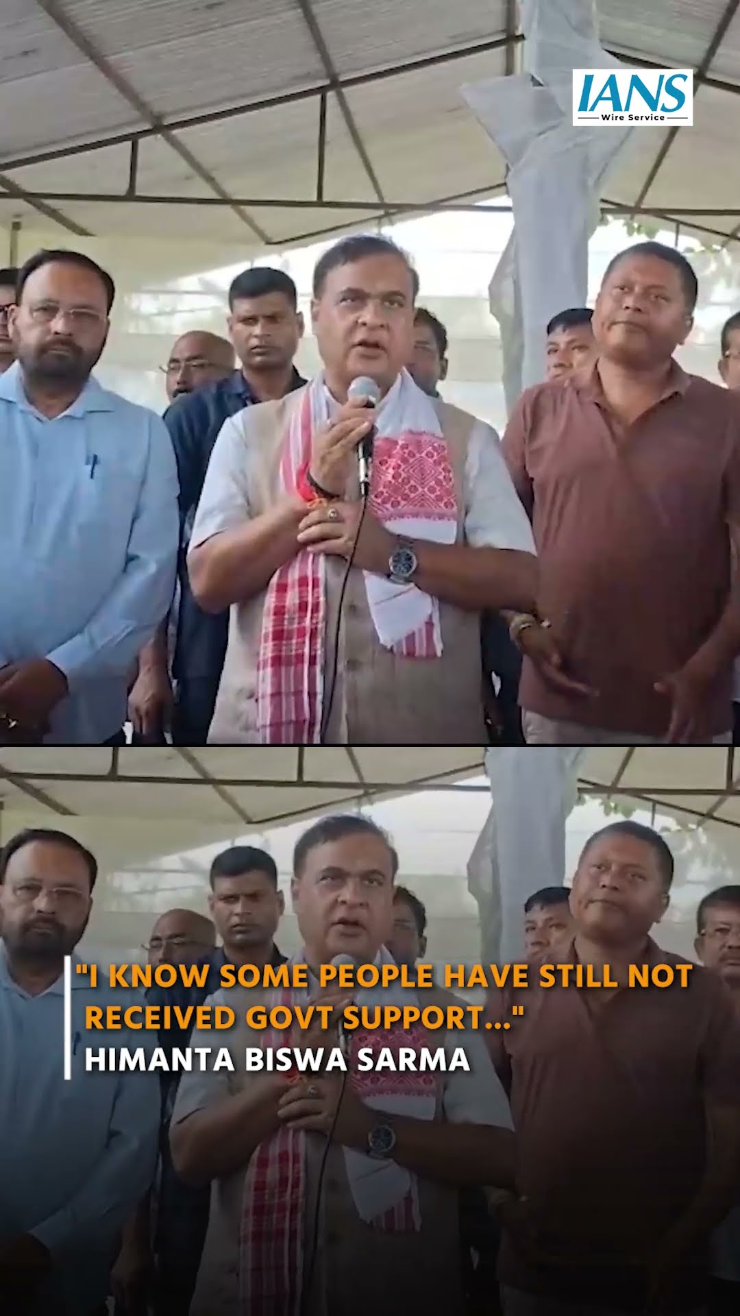 Assam CM Himanta Biswa Sarma Meets Flood Victims, Assures More Government Support