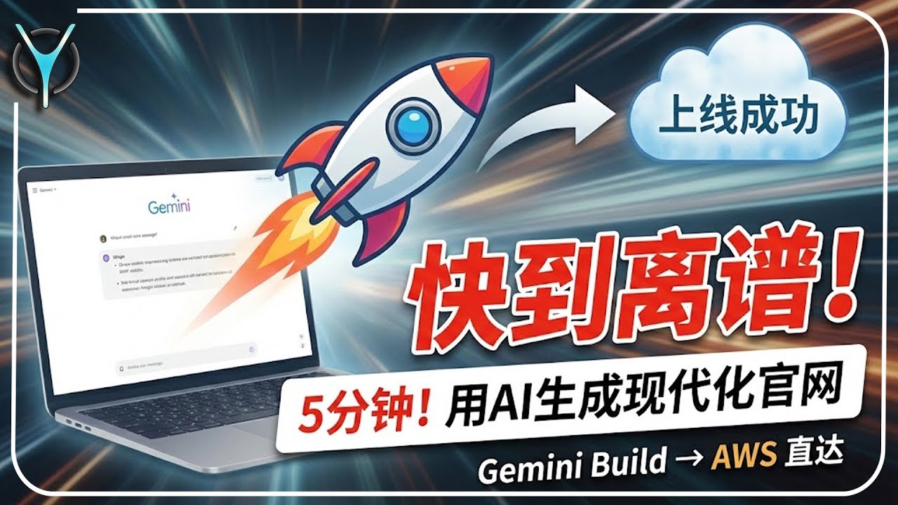 🌐Gemini3：10分钟部署现代化门户网站，高级感拉满！你的第一张 AI 数字名片请查收！#gemini #website #网站搭建