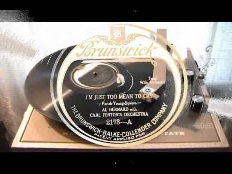 78's - I'm Just Too Mean To Cry - Al Bernard with ...