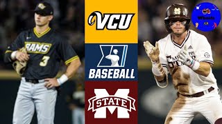 VCU vs #7 Mississippi State | Starkville Regional Winners Bracket | 2021 College Baseball Highlights