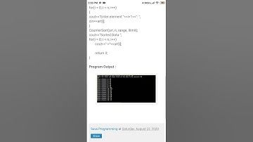Cpp program to implement counting sort 😲 ।। #shorts #shortsvideo #viral #ytshorts #cpp #programming