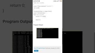 Cpp program to implement counting sort 😲 ।। #shorts #shortsvideo #viral #ytshorts #cpp #programming