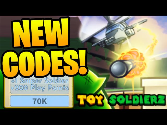 Toy SoldierZ codes for December 2023