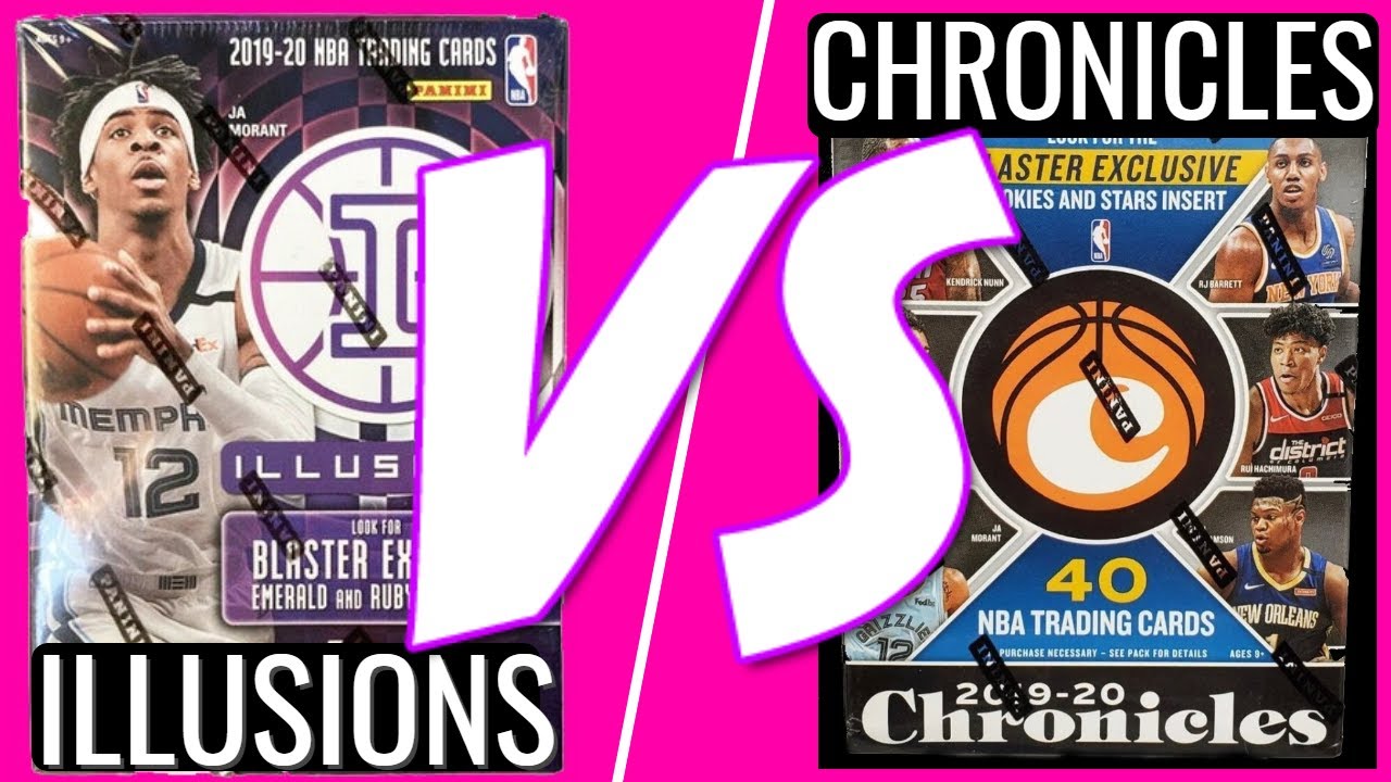 2020 ILLUSIONS BASKETBALL BLASTER BOX VS 2020 CHRONICLES BASKETBALL BLASTER BOX OPENING BATTLE!!