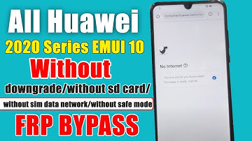 All Huawei 2020 October Google Account Bypass/Reset Frp Lock Series EMUI 10 New Method