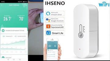 SENSOR TEMPERATURA WIFI TUYA SMART LIFE. Diferentes menús y configuración.