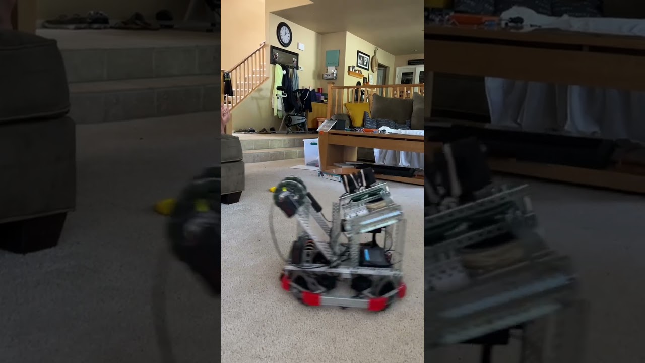 Current functionality demo of our vex spin up bot. Team 67002X. Unfinished