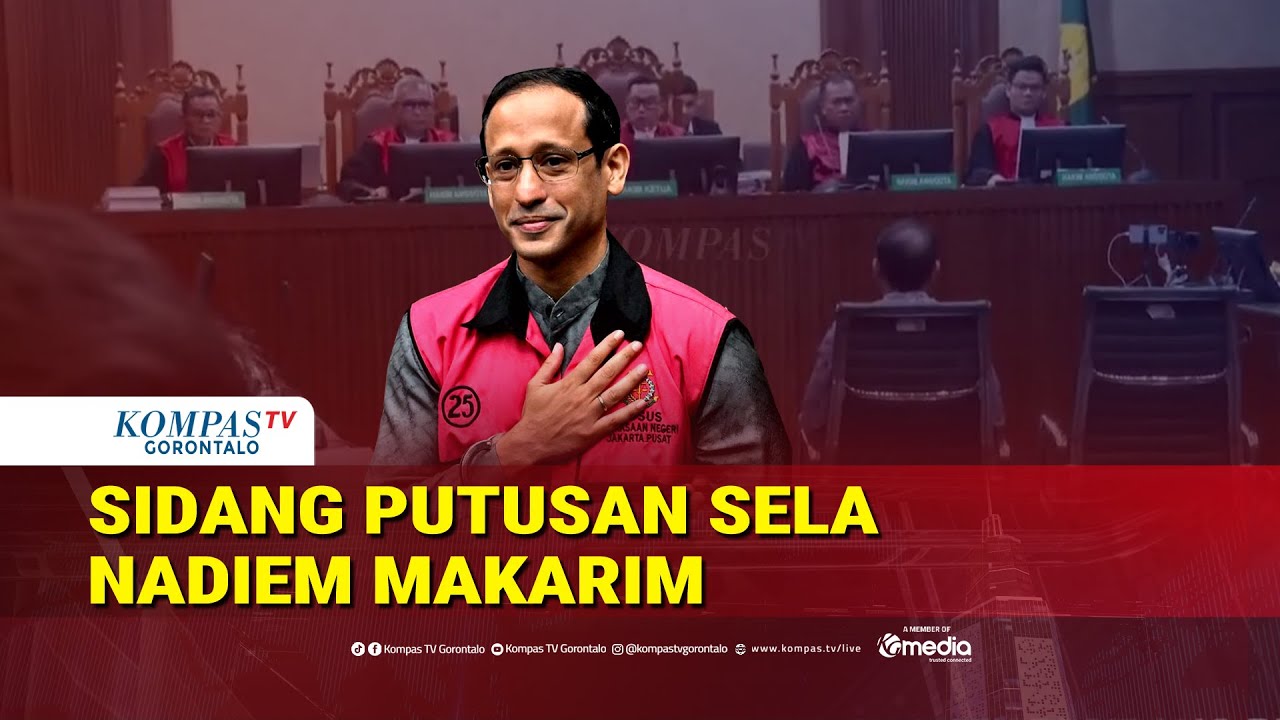 [FULL] Sidang Putusan Sela Nadiem Makarim Kasus Korupsi Chromebook di PN Tipikor