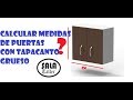 COMO CALCULAR TAPACANTO GRUESO PARA PUERTAS DE MUEBLE