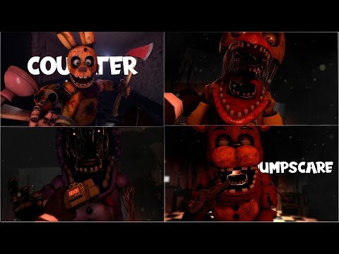 Fiive Night's At Freddy's 2 Funny Counter Jumpscares