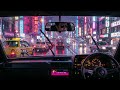 Sakura Night Drive 🌸 Japanese Ambient Lofi, Soft Piano & Rain Sounds for Relaxation