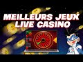 Les meilleurs jeux live du casino sur internet 