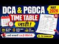 📚DCA PGDCA Exam Time Table 2026 | Complete Schedule & Updates #dca #pgdca