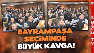 Bayrampaşa Seçiminde Büyük Kavga Akpli Ve Chpli Üyeler Birbirine Girdi İşte O Anlar
