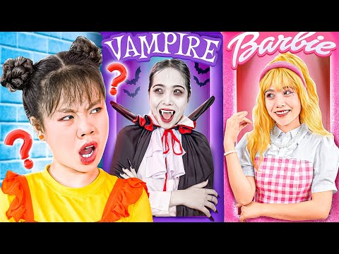 Barbie Mommy VS Vampire Mommy - Funny Stories About Baby Doll Family
