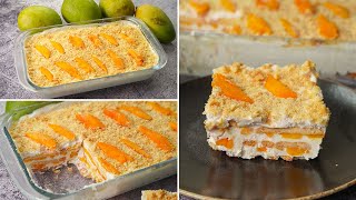 Mango Ice Cream Float | No Bake Mango Cold Dessert Box Recipe | Yummy screenshot 1