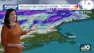 Next storm up? Powerful winter system set to slam Boston on Wednesday