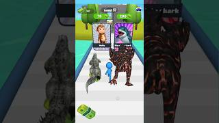Shark 🦈 🆚 Godzilla 🦖 monster draft game video #trending #games #shorts #viral#shortvideo#viralvideo