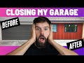 How to Convert a Garage - Removing Garage Door and Enclosing with Cedar | Step by Step | Ep. 4