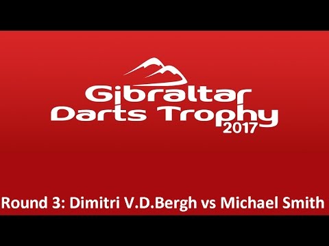 darts distance Gibraltar Darts Trophy 2017 - Round 3 [3of8]: Dimitri Van den Bergh v Michael Smith