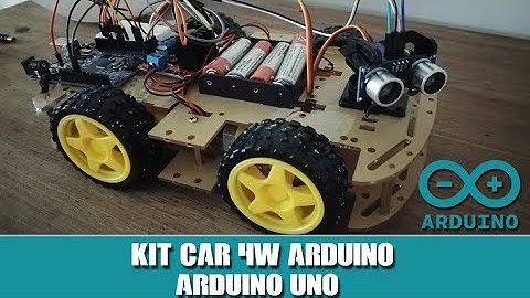 KIT ARDUINO CAR 4W WISH - L298N MOTOR - ULTRASON SENSOR - IR