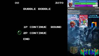 NINfaniam69 plays Bubble Bobble (2-player) on NES Trying to beat the boss!