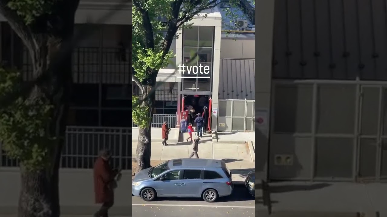 Voting in Brooklyn New York.