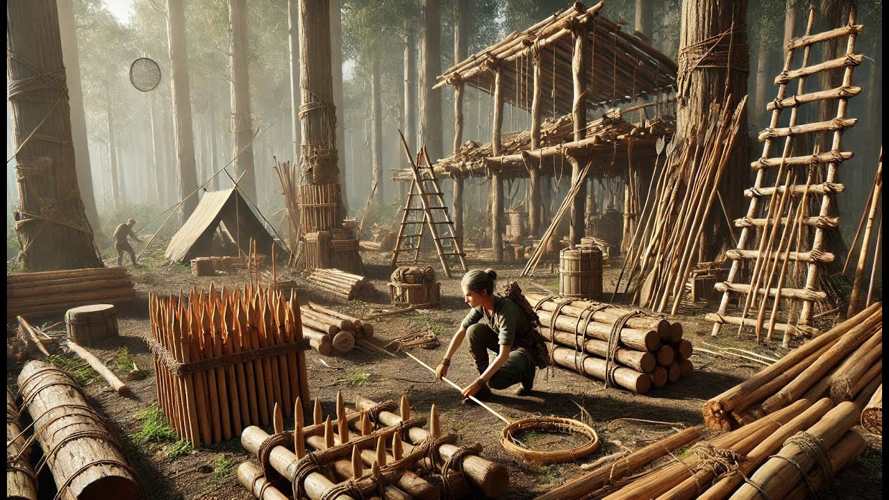 Only Wood Was Permitted — The Human Built Traps, Weapons, and a Working Camp | HFY Story