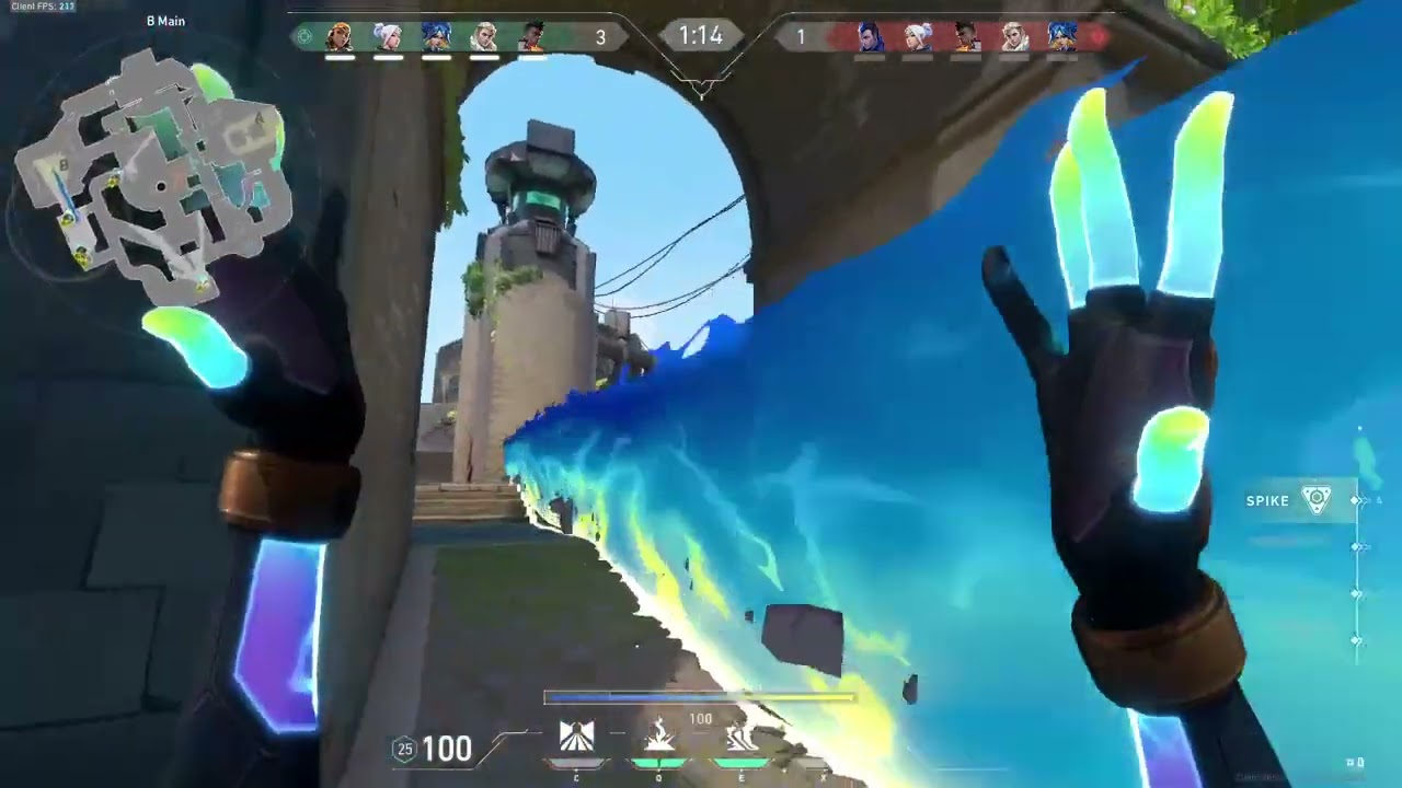 Neon + Spike Rush = Double Ace