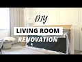 LIVING ROOM RENOVATION| DIY PANELLING, SOFA REVEAL, YOUTUBE WOES & SHOPPING! | VLOG