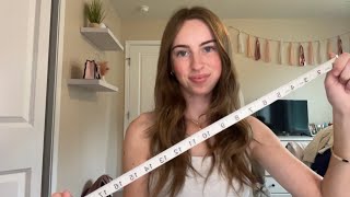 ASMR Measuring and Fitting You For Clothes