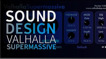 Sound Design using Valhalla Supermassive | Music Production Tutorials