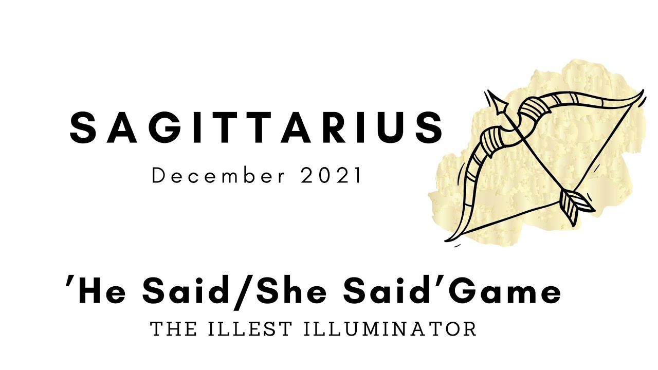SAGITTARIUS - 'CONFESSIONS COMING YOUR WAY' - December 2021 Tarot Reading