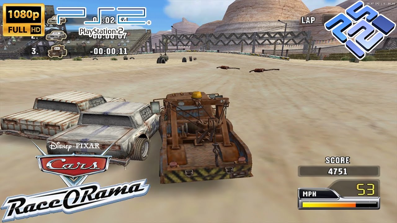 Cars Race-O-Rama (PS2 Gameplay) 